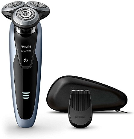 Philips Series 9000 Wet & Dry Men's Electric Shaver with Precision Trimmer (UK 2-Pin Bathroom Plug) - S9211/12