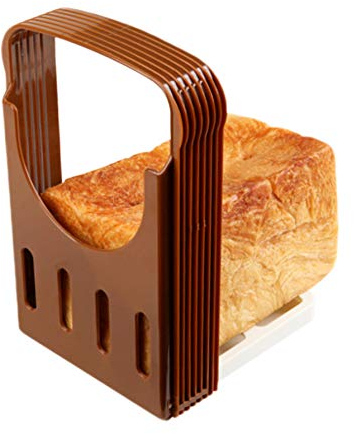 OFKPO Rebanadora de Pan, Manual Máquina para Cortar Sandwich, Tostado, Pastel de Pan, Cocina Guía Tostada Rebanada Herramientas para Hornear