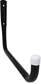 Shepherd Hardware 8091E Heavy Duty Steel 10-Inch Garage Storage Utility Hooks, 4 Pack, Black