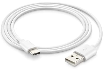 Lite-an 3A 480Mb USB 2.0 Type A Male to Type C Male Charging Cable, 0.5 Metre Length, White