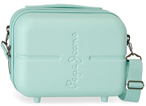 Pepe Jeans Highlight Neceser Adaptable con Bandolera Azul 29x21x15 cms Rígido ABS 9,14L