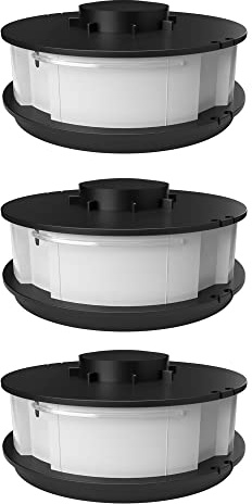 Ersatzspulen-Set, 3-teilig, Ersatzspule, Doppelfadenspule, Spule, passend für Powerplus Elektro Rasentrimmer POWXG30033, POWXG30035 und POWACG1162 (3)