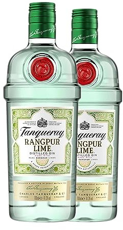 Ginebra Tanqueray Rangpur Lime Gin 70 cl (Caja de 2 Botellas de 70 cl)