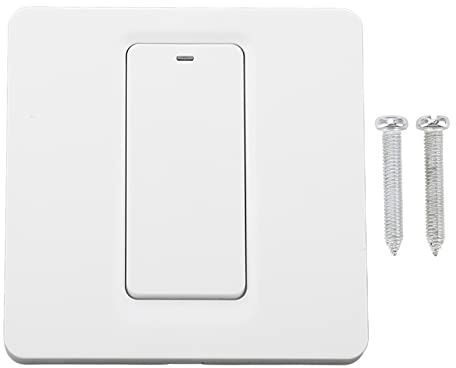 Smart Button Warmwasserbereiter-Schalter, Timing-Touch-Schalter, Geeignet für Assistant und Smartlife App, AC100–240 V, PC-Material, Idealer Ersatz für Alte Teile