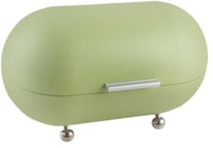 MagiDeal Scatola Porta Pane Contenitore per Pane in Metallo Contenitore per organizzazione Bancone per Pane Contenitore per Alimenti Contenitore per Pane per, Verde