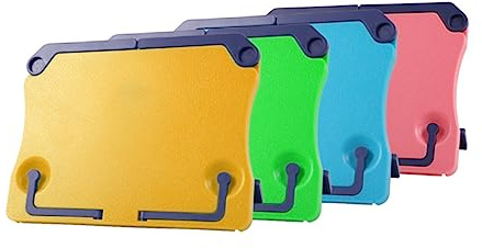 SHOWERORO Tragbarer Faltbarer Notenständerhalter Aus Robustem Material Mit Rutschfesten Gummifüßen Teleskopierbar Musikzubehör Für Gitarre Geige Und Saxophon (rot