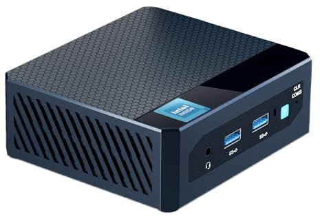 Anozmview Mini PC Alder Lake-N95(up to 3.4GHz) 16GB DDR4 512GB M.2 SSD, Micro Desktop Computer 4 USB 3.2 Wifi 5 BT 4.2, Dual 4K HDMI output, Support extra 2.5'' SSD, Home Office server