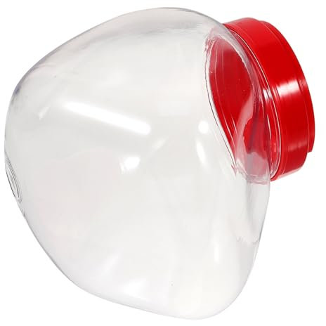 MAGICLULU Frascos Transparentes Con Tapa Hermética 1500 Ml Plástico Seguro Boca Ancha Almacenaje De Dulces y Galletas Para Cocina y Hogar