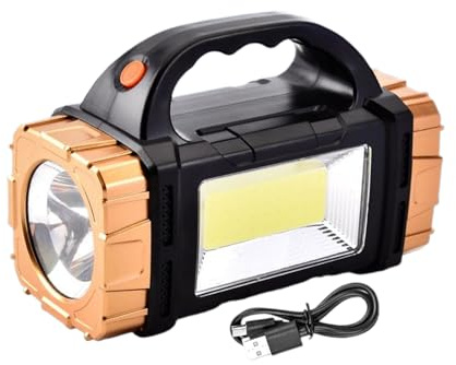 Flashlight à énergie solaire - Flasone LED rechargeable d'urgence | Lampes de poche USB étanches, fournitures de camping portables et outils d'alpinisme pour l'extérieur, sport, maison, travail,