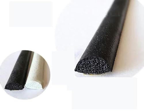 Cinta aislante de esponja de goma de 1/2/3,0 m, espuma acústica a prueba de golpes, tira de sellado autoadhesiva para puertas, ventanas, techos de automóviles, impermeable, antipolvo - D-01-1 metr