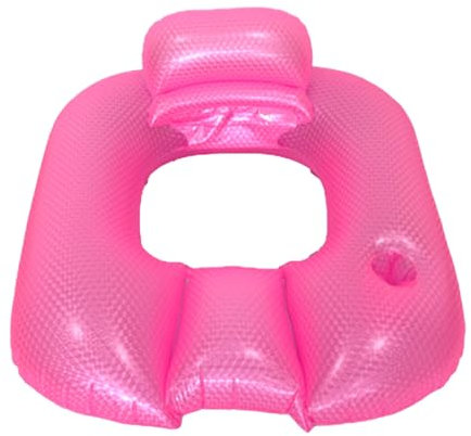 Schwimmende für Pool – Entspannungsschwimmer für aufblasbaren Pool, Floß mit Armlehnen und ergonomischer Rückenlehne, Entspannungsmatratze für Erwachsene, Freunde, Kollegen, Familie