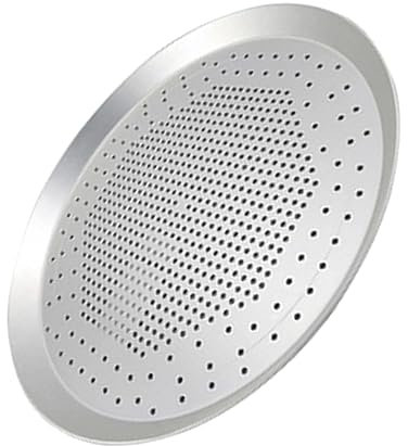 Ipetboom 1pezzi Teglia Per Pizza in Alluminio Formaggio Antiaderente e Perforata Resistente Al Calore Facile Da Pulire