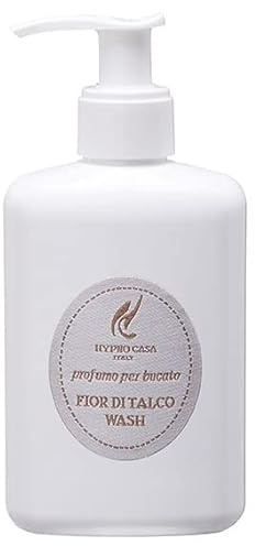 Profumatore Bucato Lavatrice - Profumo per Bucato 200 ml Anti-Odore - Profuma Biancheria Lavatrice Made in Italy, Lunga Persistenza (Fior di Talco)
