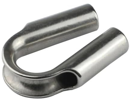 Guardacabos De Cuerda De Cable 6 tubos de cuerda de cabrestante de 6/8/10/12 mm, de acero inoxidable 304, guardacabos, guardacabos, guardacabos.(10mm)