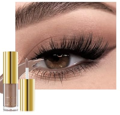 Matte Liquid Eyeshadow Wasserfest, Velvet Flüssiger Lidschatten, Cream Grau Brown Lidschatten, Long Lasting Highly Pigmented With Brush, Schnell Trocknend, Augen Make Up for Frauentag Muttertag-05