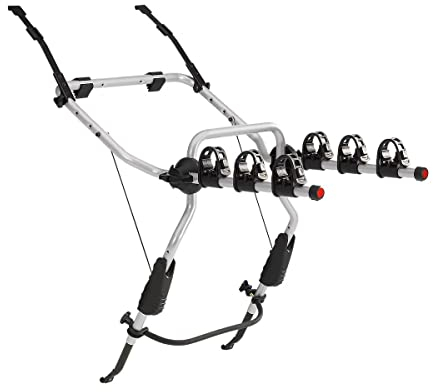 Thule Clipon Hight 9104 - Portabici Posteriore, Per station wagon e hatchback (per 3 biciclette), Alluminio