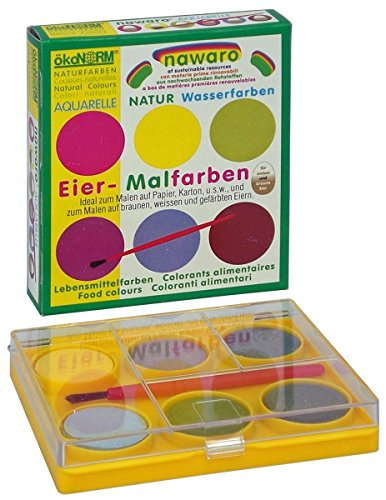 ökoNORM Eier-Malkasten, 6 Naturfarben