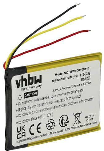 vhbw 1x Akku kompatibel mit Apple iPod Nano 2G | A1199, 2. Generation, MA004LL/A, MA005LL/A MP3-Player Musik Player (400 mAh, 3,7 V, Li-Polymer)