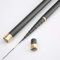 DPZCBH Teleskoprute Super Light Hart Carbon Fiber Angelrute 2.7M-10M Stream-Rod Carp Fishing Pole (Farbe: Schwarz, Größe: 10m)