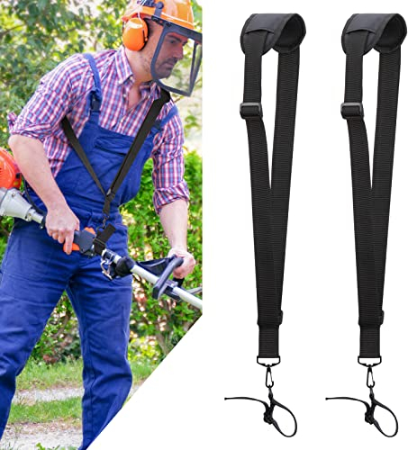 YOUSHARES Strimmer Harness - Mower Shoulder Strap Nylon Belt for Brushcutter & Strimmer Compatible with Most Grass Trimmer (2PCS)