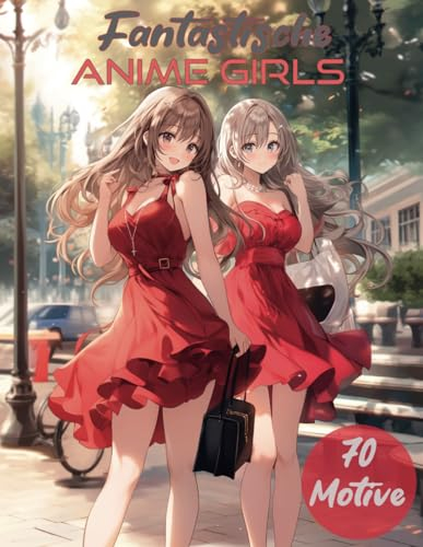 Fantastische Anime Girls - Das große Manga und Anime Malbuch mit 70 Motiven