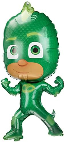 Toyland® Folienballon in Gekko-Form von PJ Masks, 79 cm, Kinder-Party-Ballons