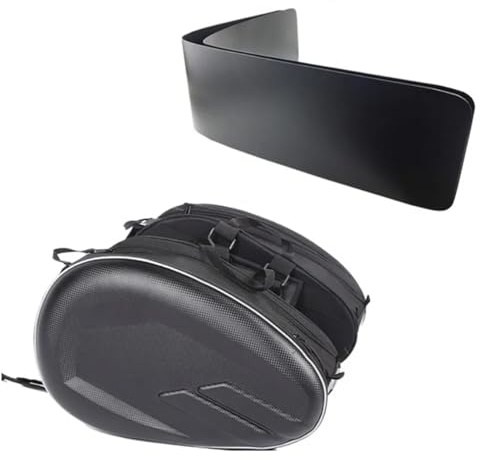 Bolsas Traseras Moto 36L-58L Impermeable Motor Cola Equipaje Maleta Bolsa de sillín Motocicleta Lado Casco Montar Bolsas de Viaje Bolsas De Sillín De Moto(PU and Plastic)