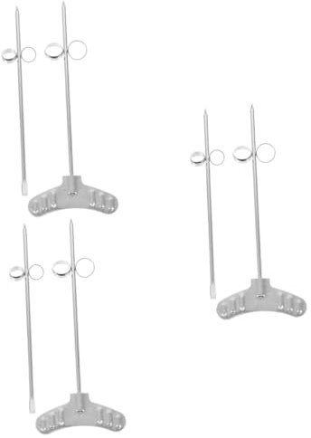 TOPBATHY 3 Sätze Schraubendreher Manueller Spiralschnitzschneider Gemüse Spiralförmig Schneiden Gurkenschneidewerkzeug Manuelle Spirale Praktischer Gurkenhobel Rostfreier Stahl Silver