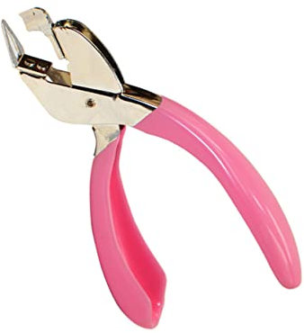 AUTSUPPL Extracteur D'agrafes Portatif Rose, Outil Pour Retirer Les Agrafes De Bureau, Arrache-clou Léger Et Compact, Usage Scolaire Et Professionnel
