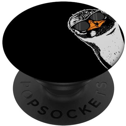 Cool Penguin Lover Jungen Kinder Sonnenbrille Pinguin PopSockets Klebender PopGrip