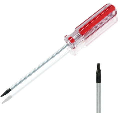 Kyuionty T5 Torx-Schraubendreher, 75 mm lange magnetische Spitze, 6-Punkt-Stern