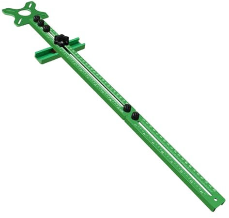 LOVIVER Supporto per scanalatura di fresatura per router esteso Jig per router regolabile Guida per router Jig per taglio circolare per router professionale, Esteso