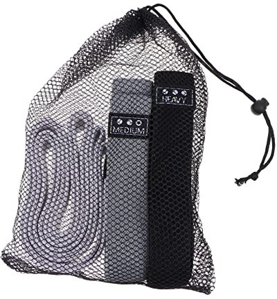 Milisten 1 Ensemble Bande Élastique de Résistance pour Musculation Hanches de Bandes Antidérapantes pour Entraînement Fessiers Yoga Fitness pour Exercices à Extérieur
