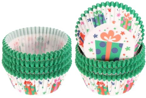 sourcing map Lot de 200 doublures à cupcakes de taille standard pour muffins en papier sulfurisé pour fête, mariage, boîte cadeau
