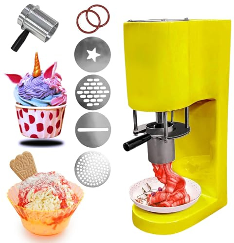 Heladera comercial con 4 moldes, 80 W de potencia para helados caseros, sorbete y yogur congelado