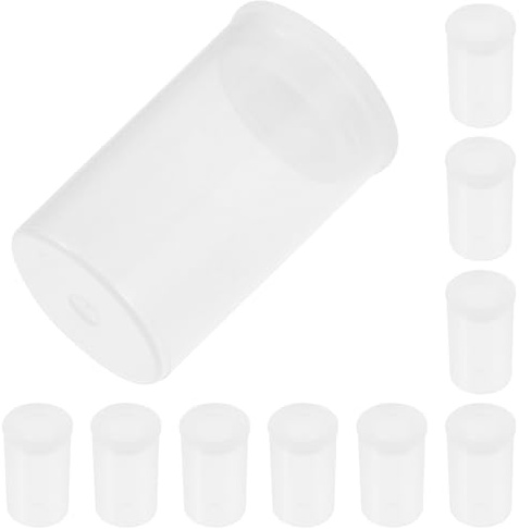 GALPADA Contenitori in Plastica e Antiperdita 30 Pezzi per Pellicola con Coperchio Bianco Conservazione Ermetica per Fotografia All'aperti e Viaggi