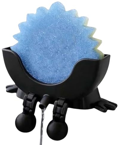 Sponge Halter für Scrub Daddy, 3D-gedruckter Hosenhalter mit Beinen, universeller Schnell Trocken Abfluss Badorganisator, lustiges Ablaufloch für Küchenspüle