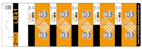 Fiabilité AG3 LR41 Piles bouton LR41 / AG3 / SR736 / 392/384 Alimentation longue durée pour petits appareils électroniques Piles bouton Alimentations d'énergie recommandées