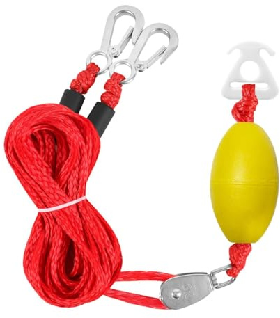 Amagogo Bootszuggeschirr, Wassersofa- mit Haken, Robustes Schnellkupplungsseil für Wakeboard, Wasserski und andere Wassersportarten