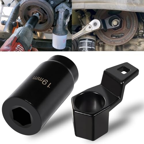 Kurbelrollen-Werkzeug, 19 mm Balancer-Stecknuss und 50 mm Kurbelwellen-Kurbelrolle, Schraubenschlüsselhalter, Entfernungs-Halteschlüssel-Set für Acura- und Honda-Motoren, Steckschlüssel-Werkzeug