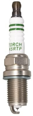 TORCH K5RTP Platin Zündkerze Ersetzen für NGK BKR5EGP/BKR5E,für Bosch FR8DS,für Champion RC12YC, IK16/PK16TT,Kompatibel mit Briggs & Stratton 491055 491055S 491055T 72347GS 72347 805015 M78543, OEM