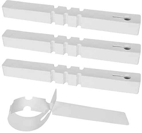 Zimoer 300 Piezas Etiquetas para Plantas, Etiquetas de Plástico de Jardín Impermeables, Etiquetas Colgantes de Semillas Marcadores de Plantas Envolver Alrededor de Vivero Etiquetas, 20 x 2 cm, Blanco