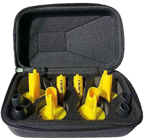 LEKI Unisex vuxen Fin Vario set, gul, enfärgad