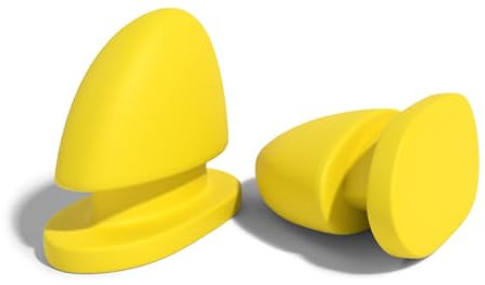 Hai-Slides-Flossen, ein Paar DIY Cloud Shark Slippers Ersatz-Oberflossen (Gelb, One Size)