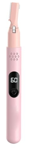 Tondeuse électrique pour sourcils, tondeuse à sourcils, tondeuse automatique pour cheveux faciaux, rasoir de bikini portable pour le visage des jambes, dissolvant de cheveux corporels