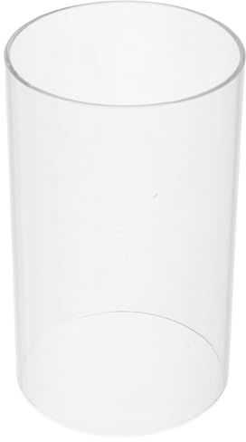 Gatuida Hurricane Candle Holder: Glass Candle Holders for Pillar Lampshade Cylinder Design Windproof Cover Replacement for Home Decoration