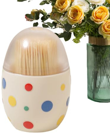 Porte-Dents Distributeur | Porte-Dents Décoratifs pour Cuisine | Conteneur Original Grand Format pour Aliments, Cocktails, Voyage et Sac à Main