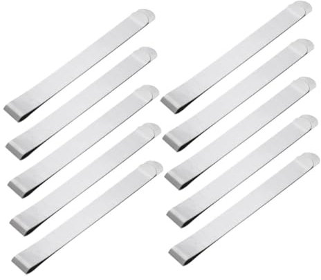 ULTECHNOVO 10pcs Cotton Candy Mesh Clip Portable Stainless Steel Stabilizer Kit Silver Spun Sugar Making Supplies Stable and Reliable Outdoor Activities