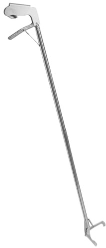FIXOSHEE Snake Catcher Tool Stainless Steel Snake Clamp Clip 1.2m Foldable Locking for Safe Reptile Handling and Outdoor Garden Use