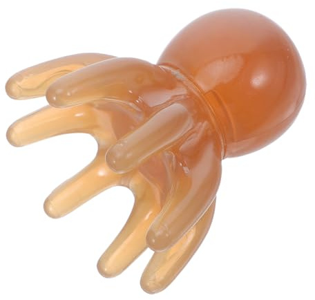 BRIGHTFUFU Peigne Masseur Octopus Résine Innovant Outil de Massage Crânien Gua Sha pour Soin du Cuir Chevelu Vitalité en Voyage